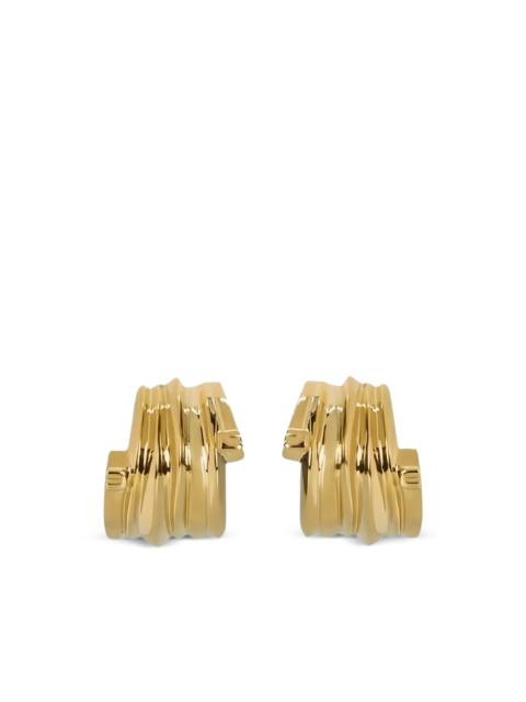 ELISABETTA FRANCHI spiral-design earrings