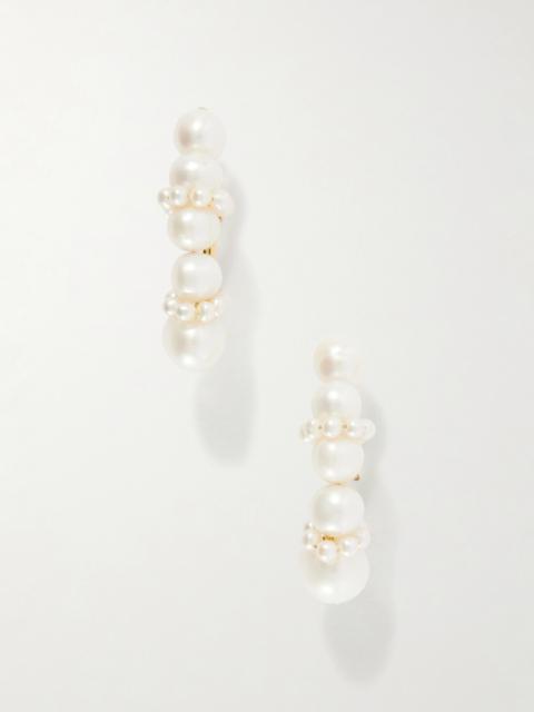 Completedworks Recycled Gold Vermeil And Pearl Earrings