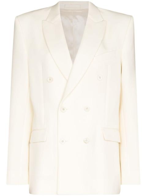 WARDROBE.NYC double-breasted wool blazer