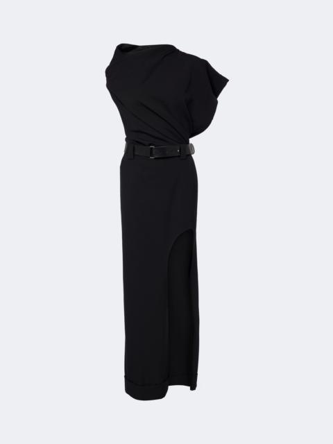Junya Watanabe Asymmetric wool maxi dress