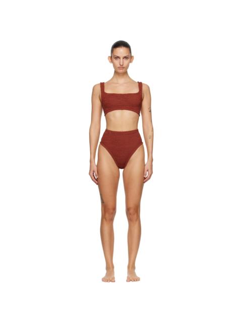 Hunza G Burgundy Patricia Bikini