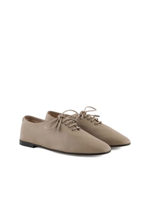 GIORGIO ARMANI textured lace-up shoes
