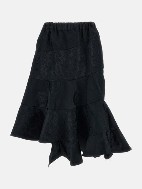 Comme des Garçons Comme des Garçons MIDI SKIRT WITH PATCHWORK DESIGN