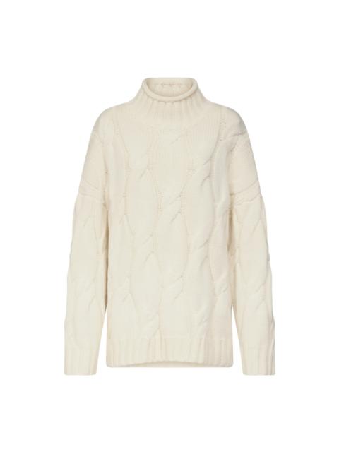Loulou de Saison Wara Large Cable Knit Sweater