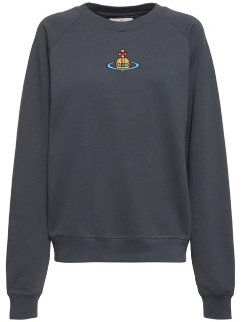 Vivienne Westwood Raglan cotton jersey sweatshirt