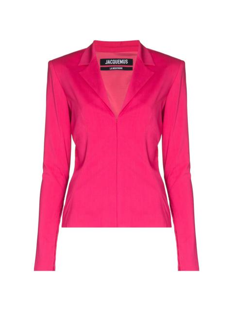 Le Veste fitted blazer shirt