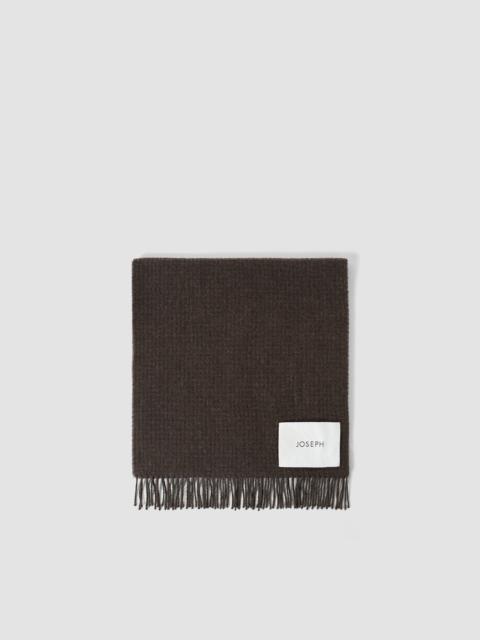JOSEPH Flora Waffle Wool Scarf