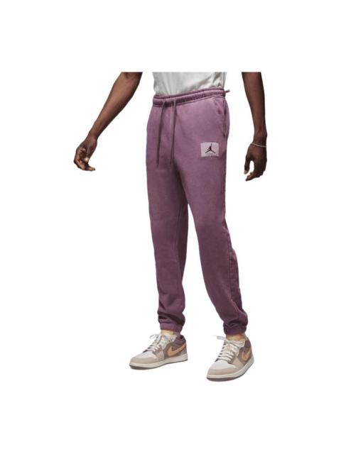Jordan Air Jordan Essential Fleece Washed Trousers 'Purple' FB7299-508