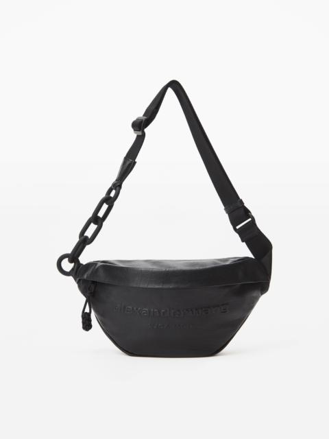 Alexander Wang PRIMAL FANNY PACK IN TUMBLE MOTO LEATHER