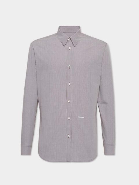 DSQUARED2 RELAX DAN MICRO-CHECKED SHIRT