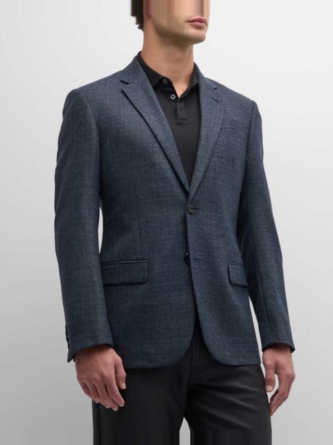 Men's Textured Wool Dinner Jacket