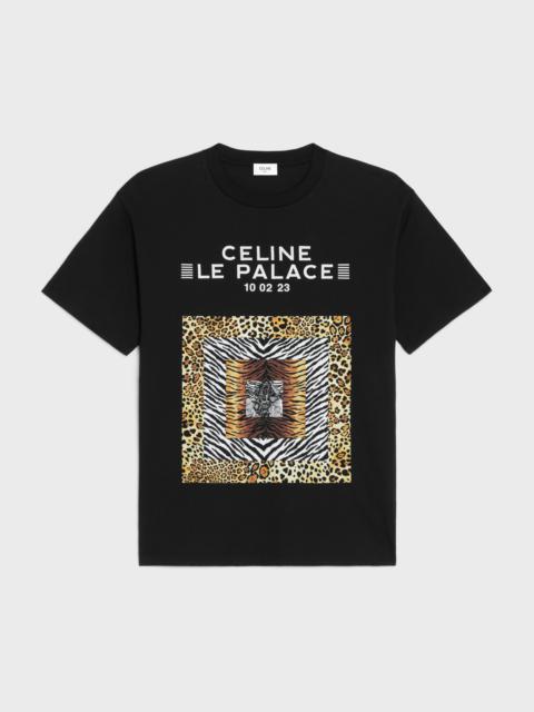 CELINE loose le palace T-shirt in cotton jersey