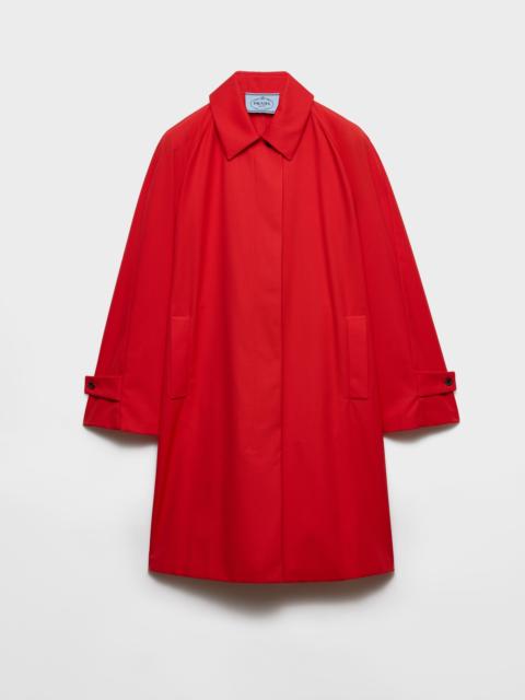 Prada Single-breasted gabardine coat