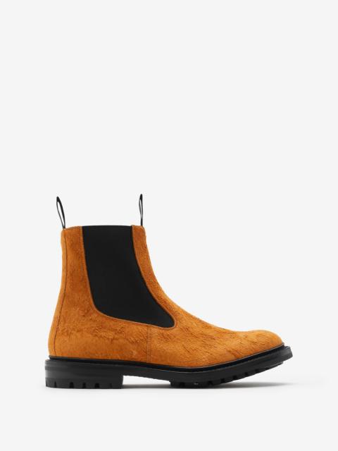 Burberry Suede Dee High Chelsea Boots​