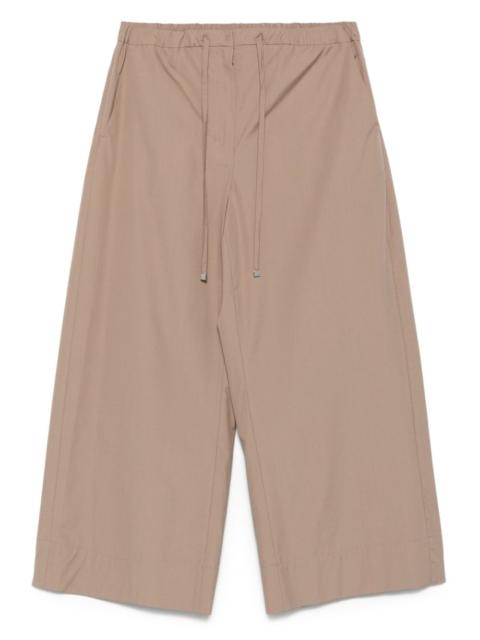 'S Max Mara drawstring cotton trousers