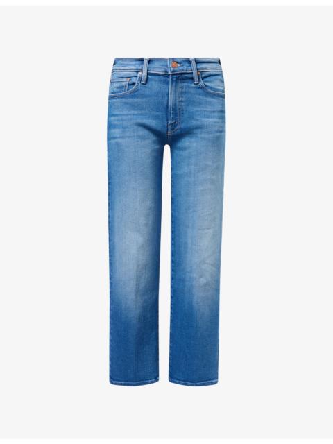 MOTHER The Mr Rambler Zip Ankle Cotton-Blend Jeans