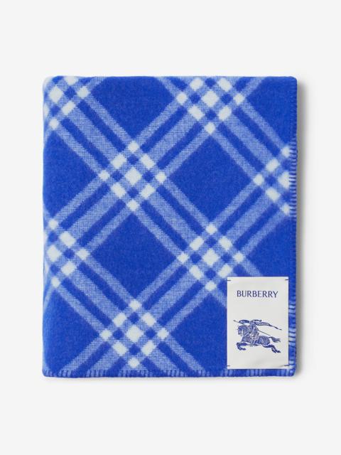 Burberry Check Wool Blanket
