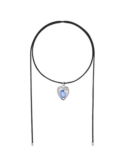 MONDO MONDO Black & Silver Pacha Cord Necklace