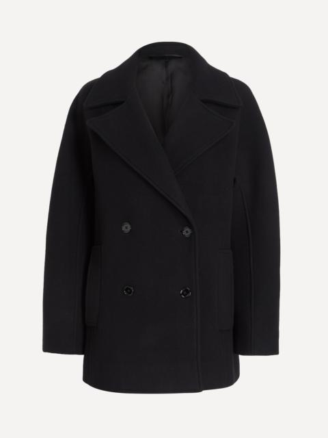TOTEME Black Rounded Peacoat