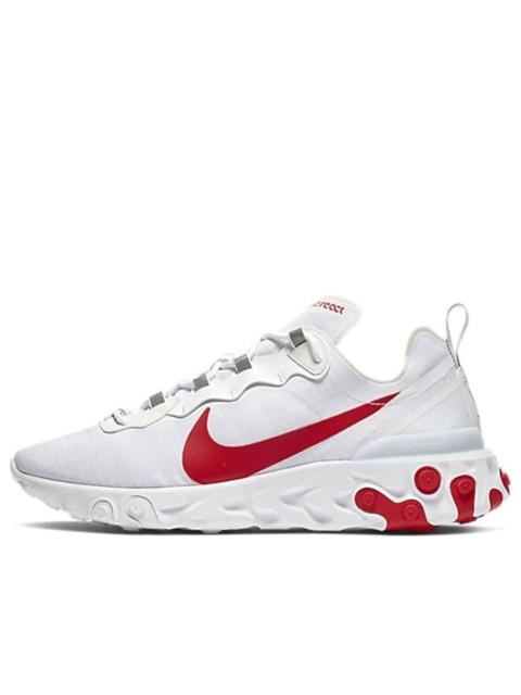 Nike Footwear Nike React Element 55 Se Red And White Nike Nike