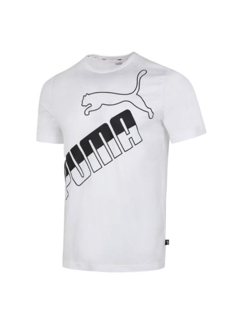 PUMA Big Logo T-Shirt 'White' 845572-02