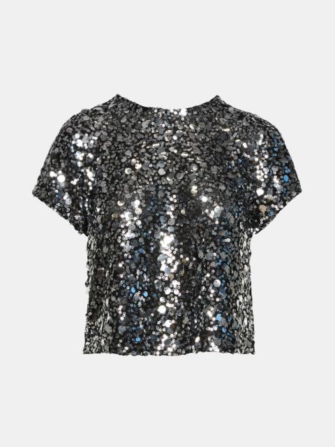 STEVE MADDEN CRESSA TOP SILVER