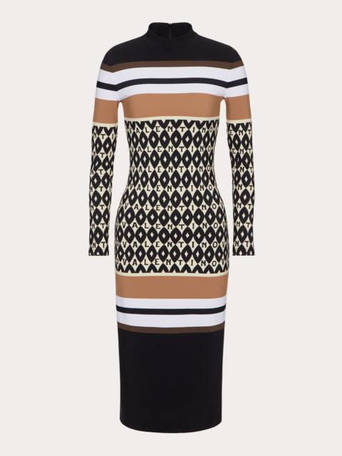 Valentino PRINTED JERSEY DRESS