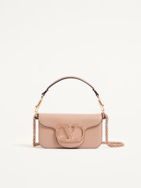 Valentino VALENTINO GARAVANI LOCÒ SMALL SHOULDER BAG WITH JEWEL LOGO