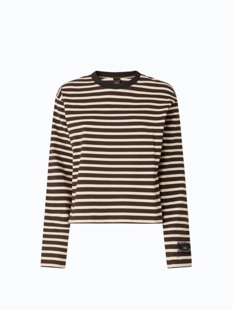 PINKO QUIET IS THE NEW PUNK STRIPED SWEATER