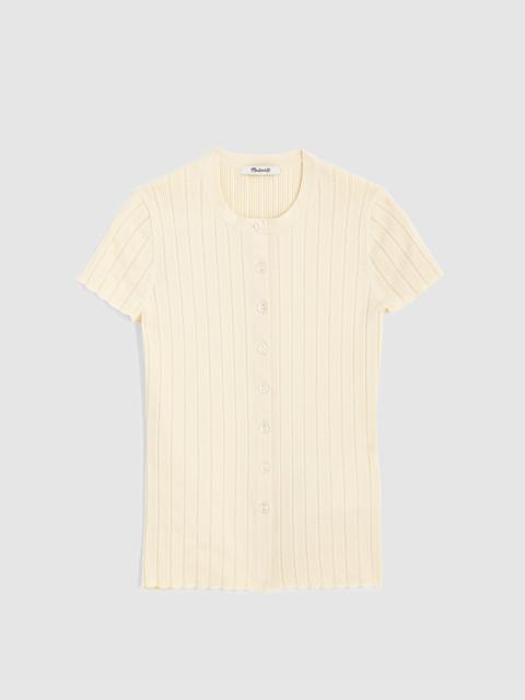 Madewell Short-Sleeve Cardigan