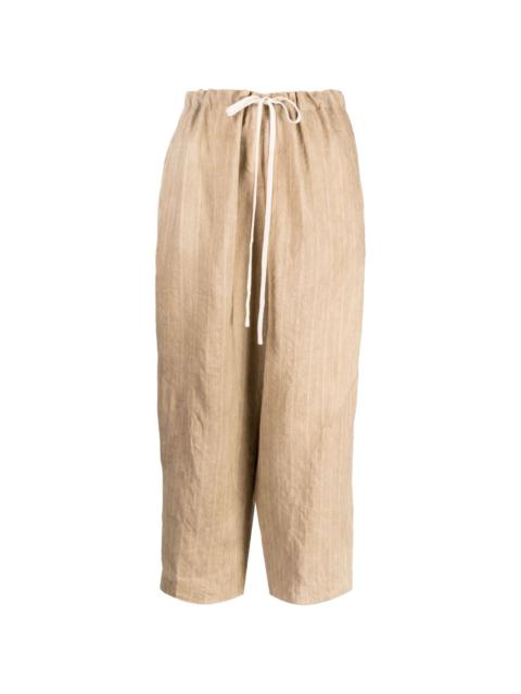 distressed ballooned trousers