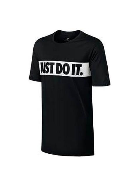 Nike Nike Sportswear 다만 그것 Casual 니트 둥근 목 짧은 소매 검정 847632-010