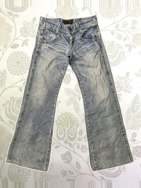 Other Designers Japanese Brand × Vintage - FLARE BLUE WAY KOJIMA TORNADO DENIM MADE IN JAPAN