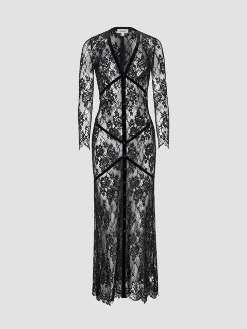 L'AGENCE Women's Poesy Lace Maxi Dress - Black
