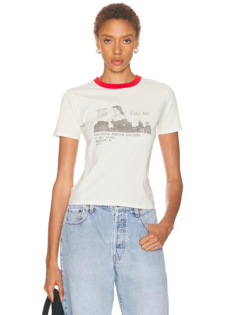 WILLY CHAVARRIA Call Girl Ringer Tee