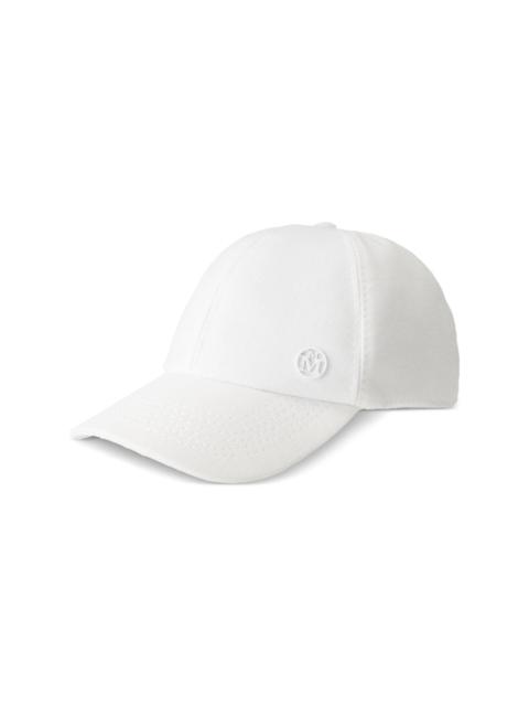 MAISON MICHEL Tiger cotton logo-plaque cap