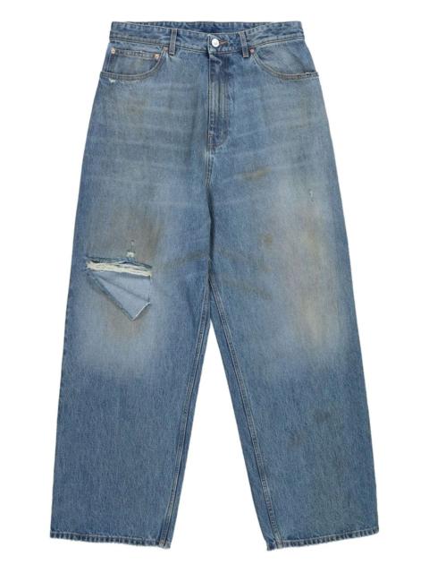VETEMENTS distressed detail jeans