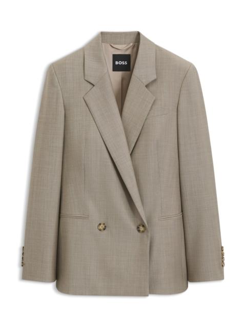 BOSS REGULAR-FIT BLAZER IN ITALIAN VIRGIN WOOL WITH STRETCH