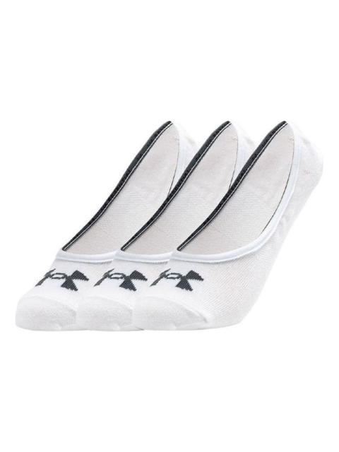 Under Armour Under Armour Essential Lolo Liner Socks (3 Pack) 'White' 1361148-100