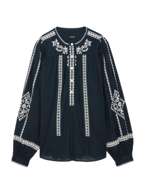 Zadig & Voltaire Tigy 블라우스