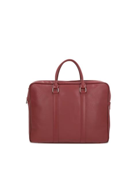 Longchamp Le Foulonne leather top-handle briefcase