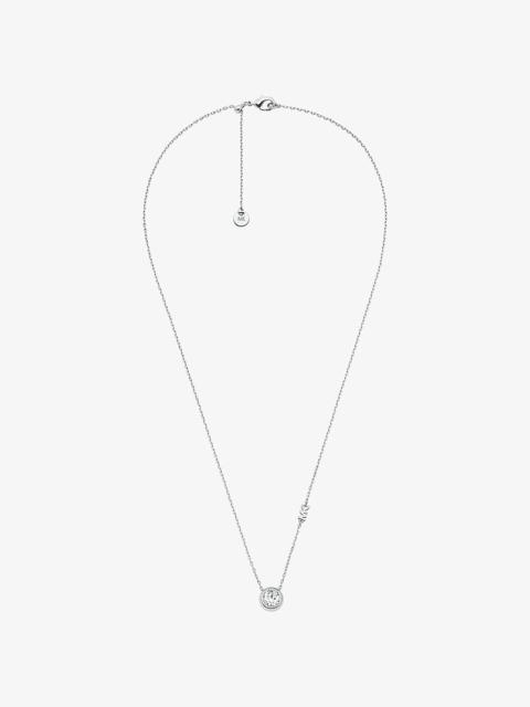 MICHAEL KORS Round Stone Pendant Necklace