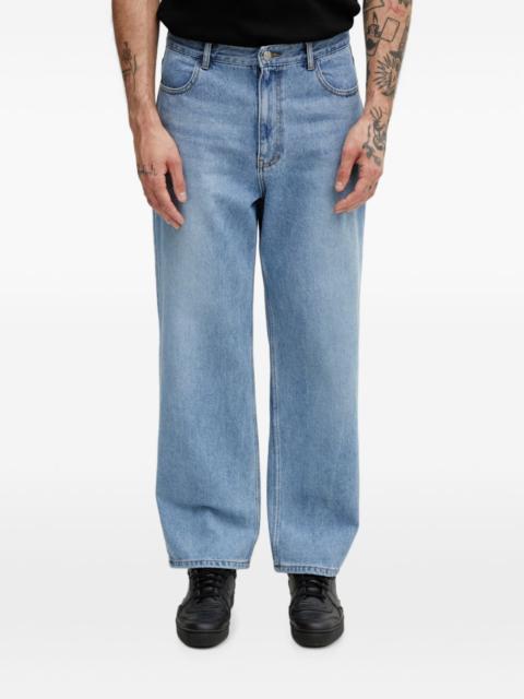 ADER error logo-patch straight-leg jeans