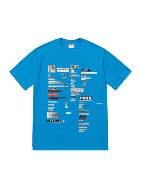 Supreme Cutouts Tee 'Bright Blue'