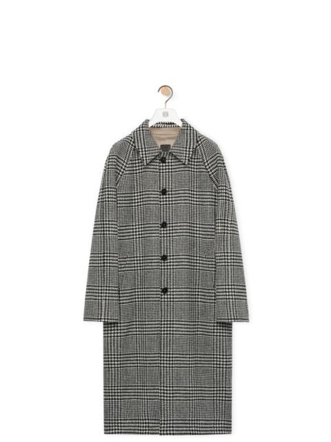 Car coat in wool