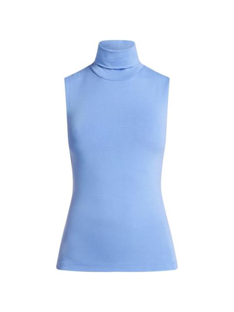 Second Skin roll-neck tank top
