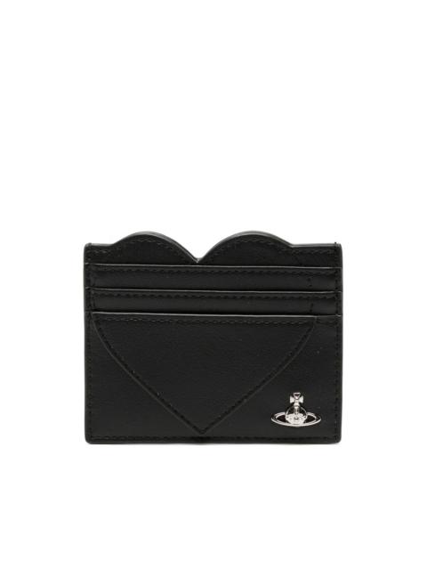 Vivienne Westwood heart-shaped Orb card holder
