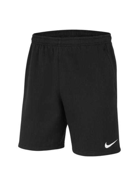 Nike Men's Nike Solid Color Casual Fleece Sports Black Shorts CW6910-010