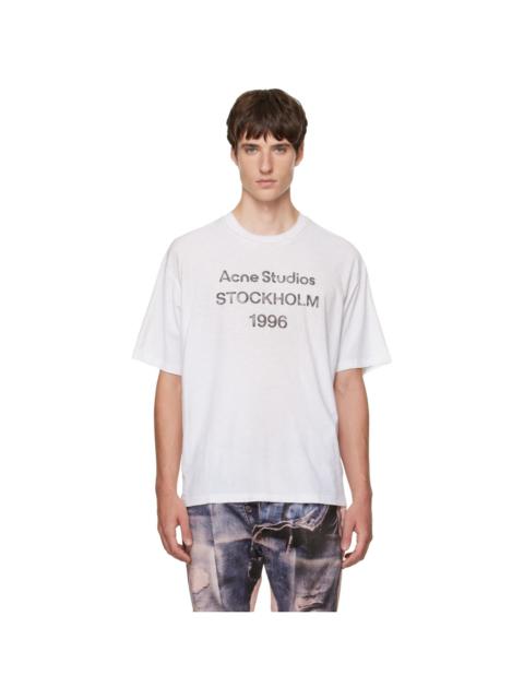 Acne Studios Off-White Sprayed Logo T-shirt