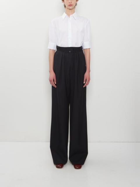 Dries Van Noten Peacha Wool Pants — Black